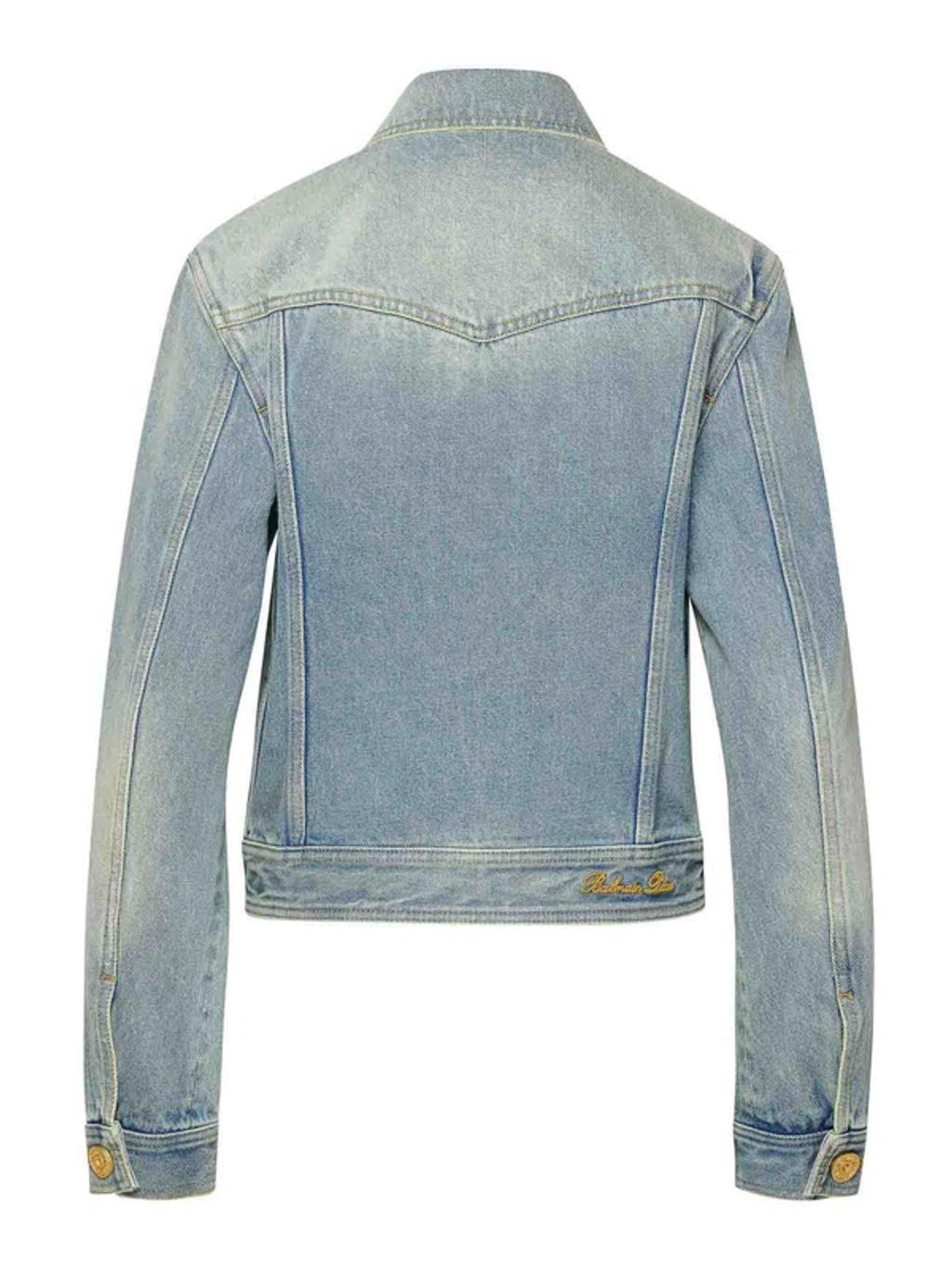 Blue Cotton Jacket Product Image