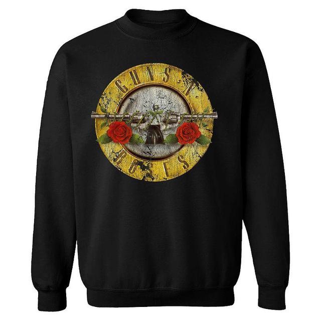 Mens Guns n Roses Bullet Distressed Sweatshirt Product Image