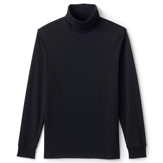 Big & Tall Lands End Super Soft Supima Turtleneck, Mens Product Image