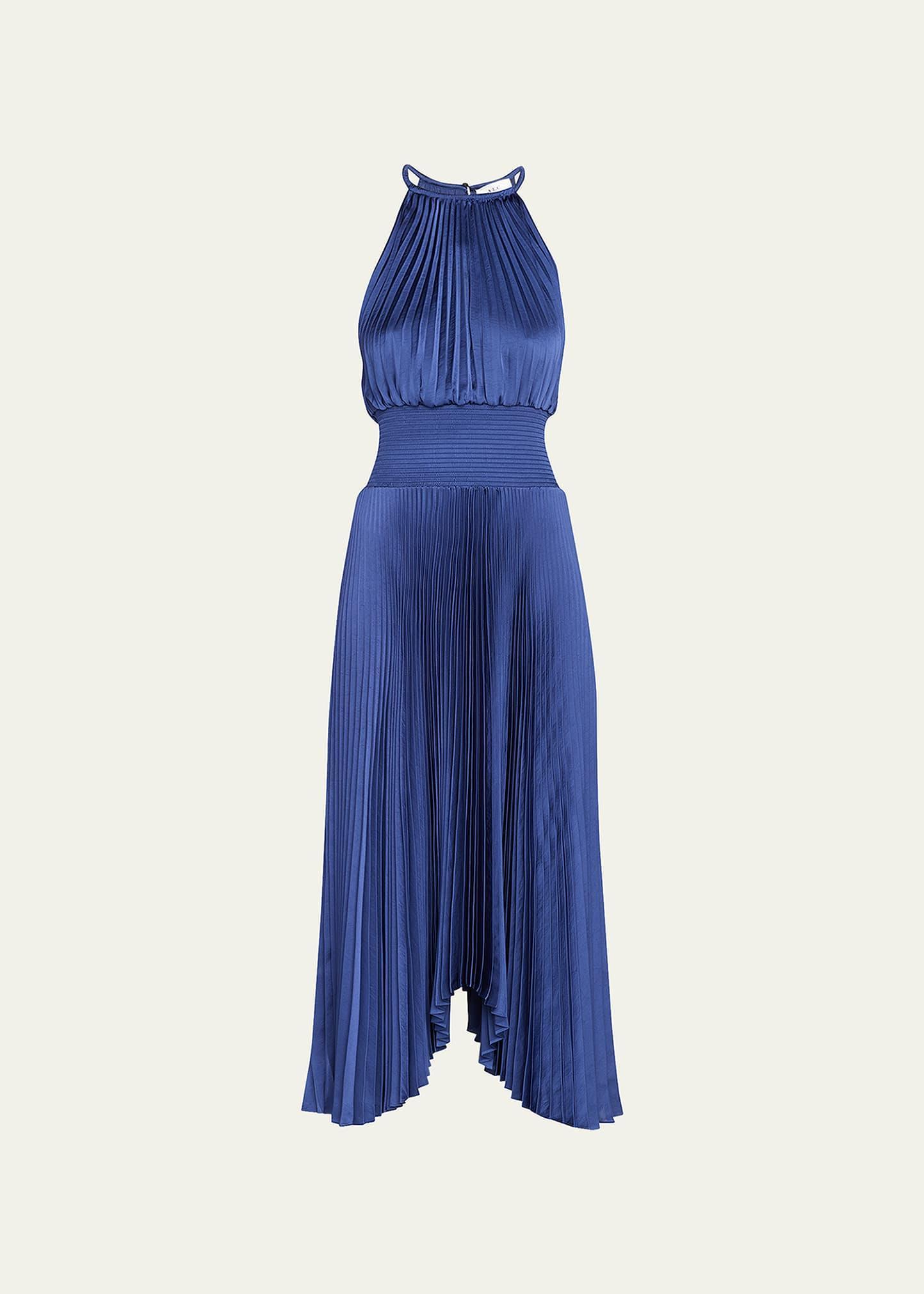 A. L.C. Renzo II Pleated Sleeveless Midi Dress Product Image