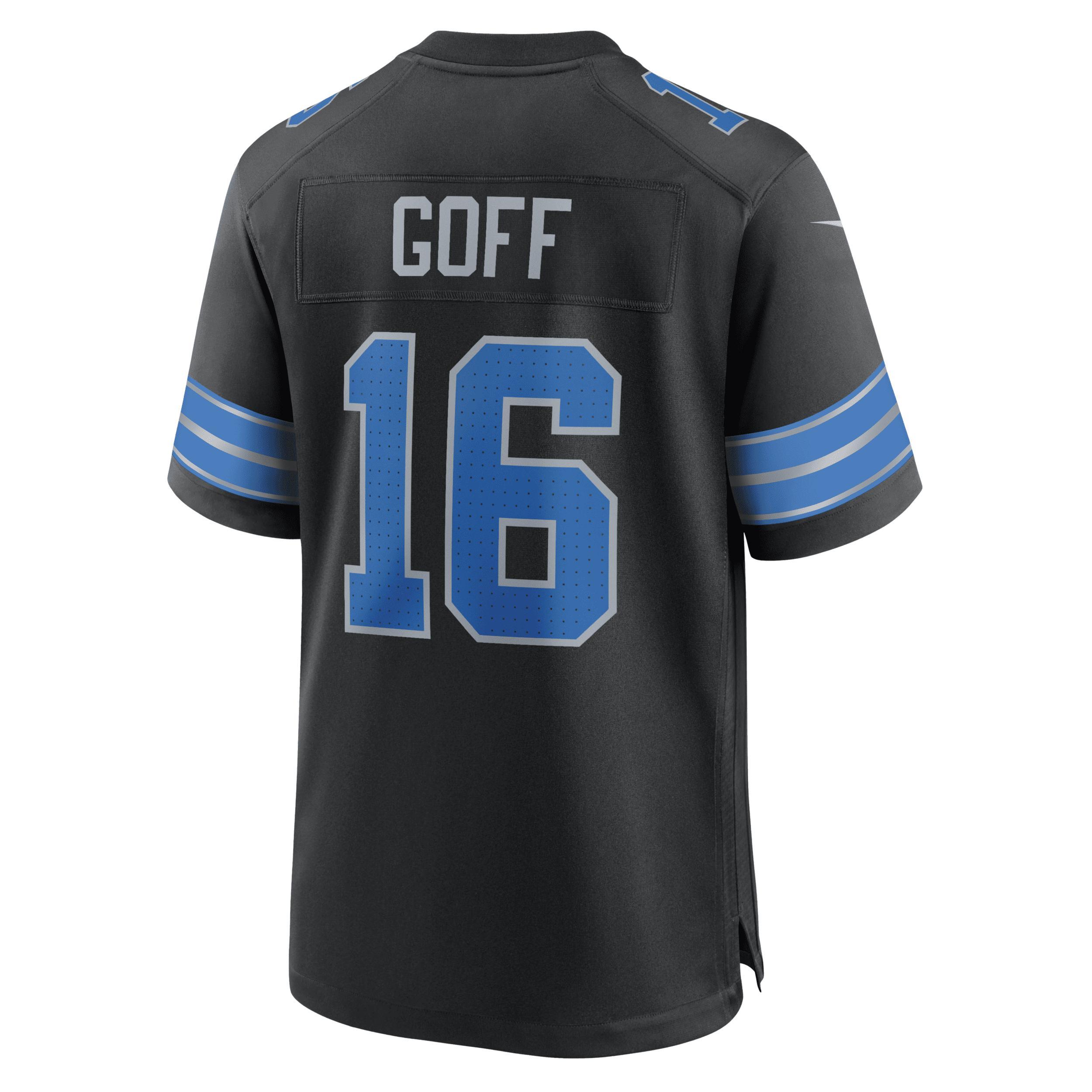 Jared Goff Detroit Lions Nike Men's NFL Game Football Jersey Product Image