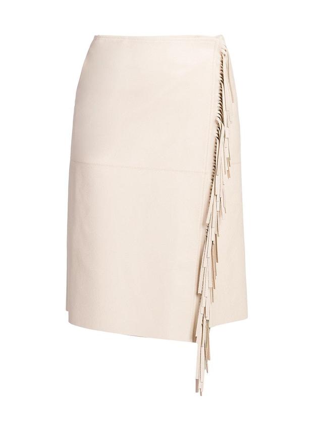 Womens Alter Mat Fringed Knee-Length Skirt Product Image