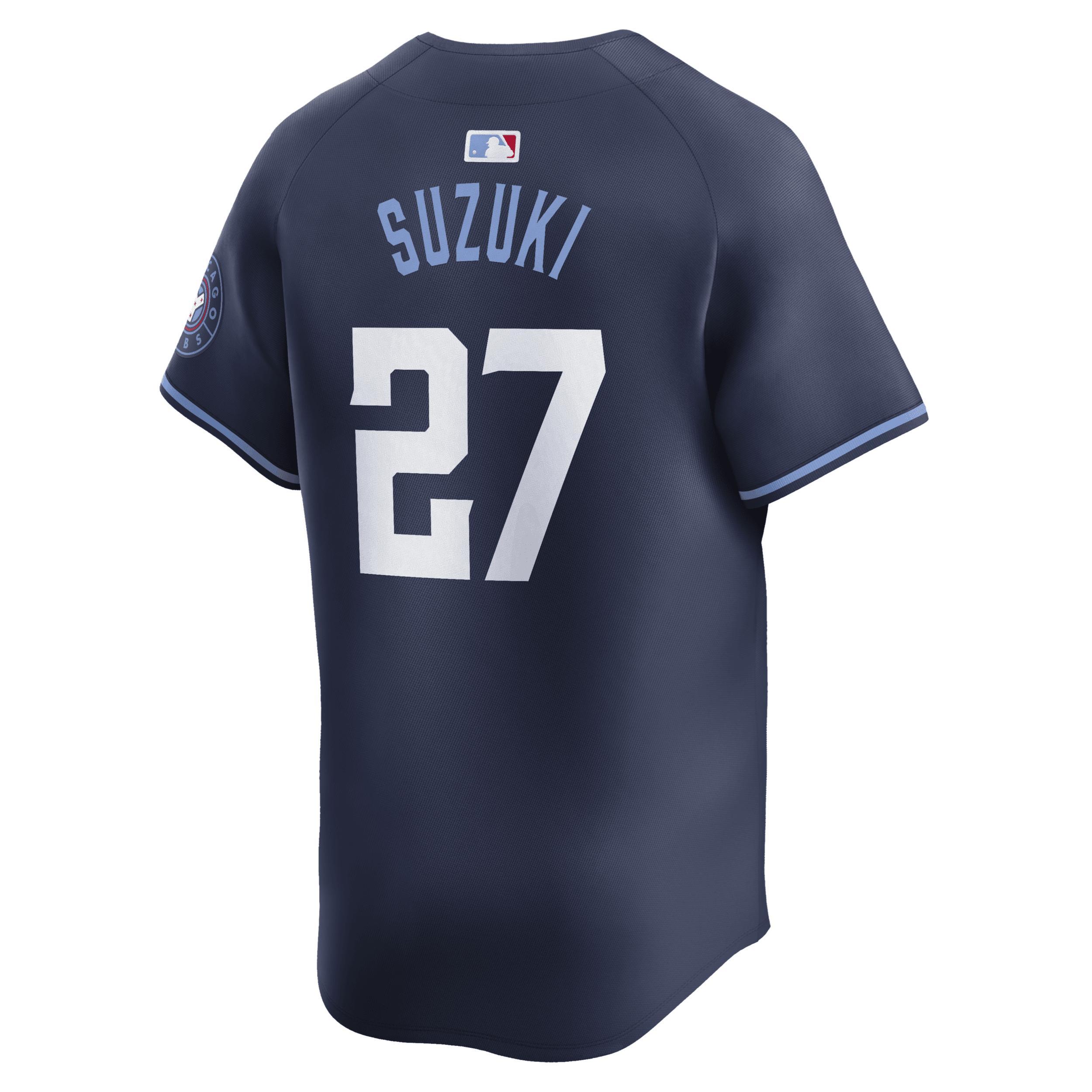 Seiya Suzuki Chicago Cubs City Connect Nike Men's Dri-FIT ADV MLB Limited Jersey Product Image