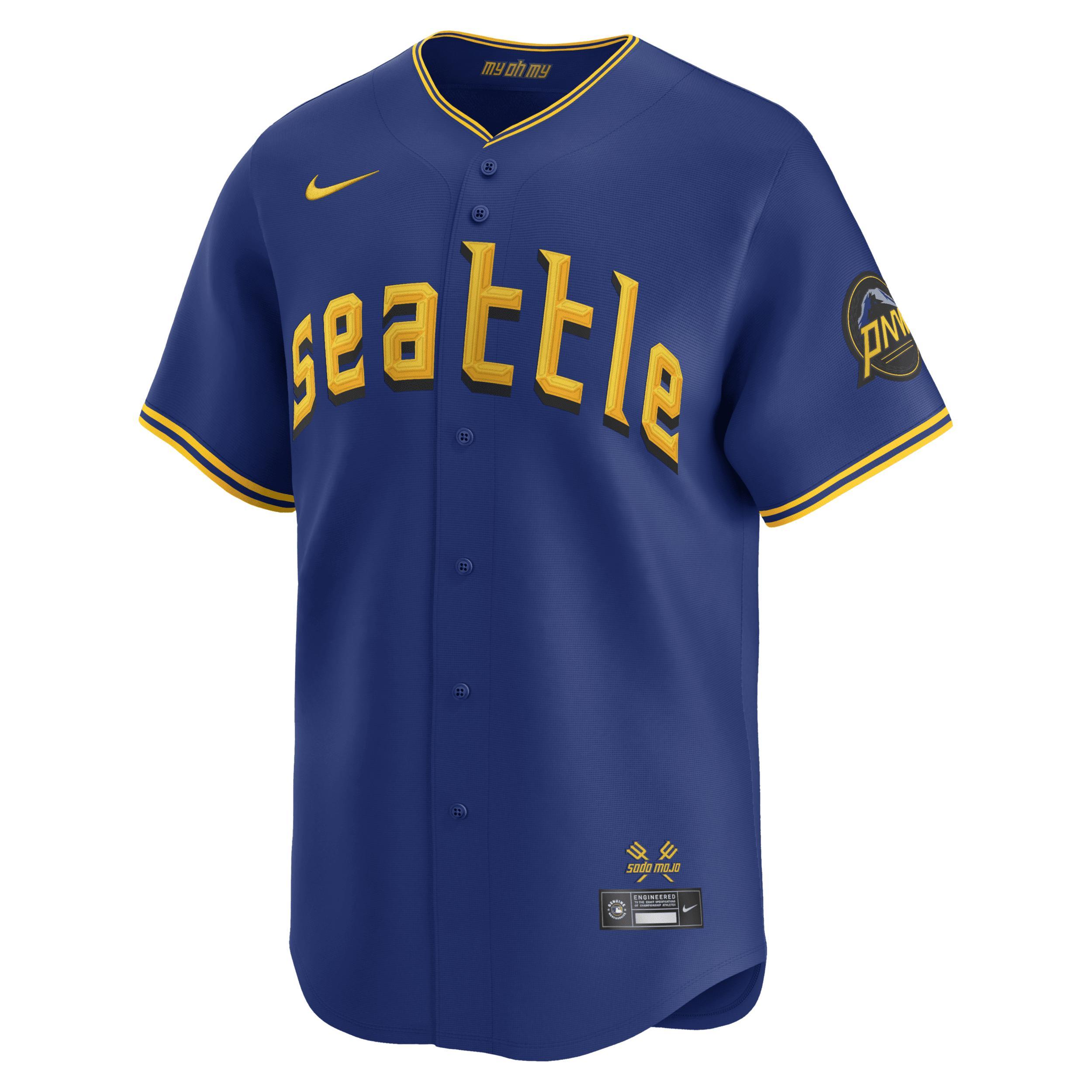 Mens Nike Ken Griffey Jr. Royal Seattle Mariners City Connect Retired Player Jersey Product Image