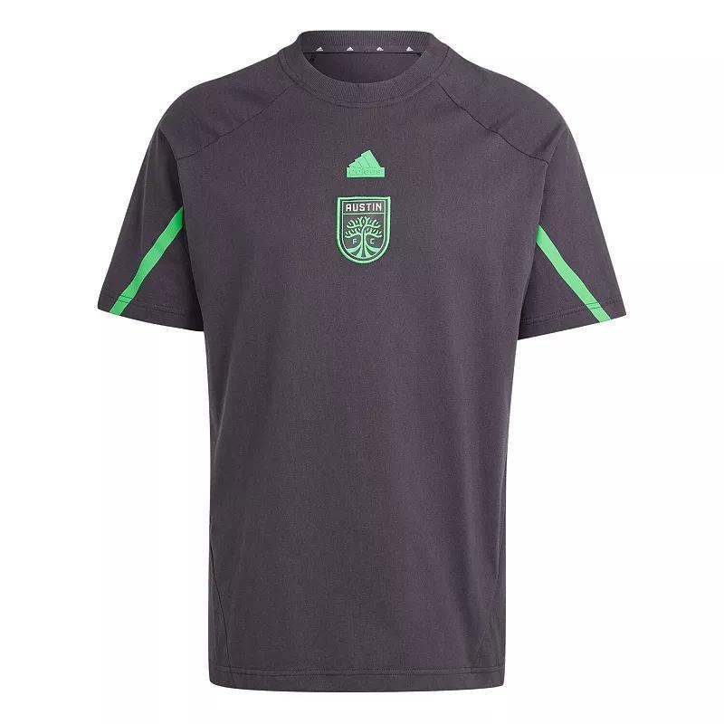 Mens adidas Black Austin FC 2024 Travel Raglan T-Shirt Product Image