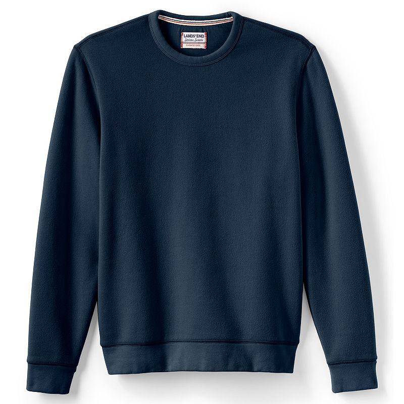 Mens Lands End Serious Sweats Crewneck Sweatshirt Radiant Blue Product Image