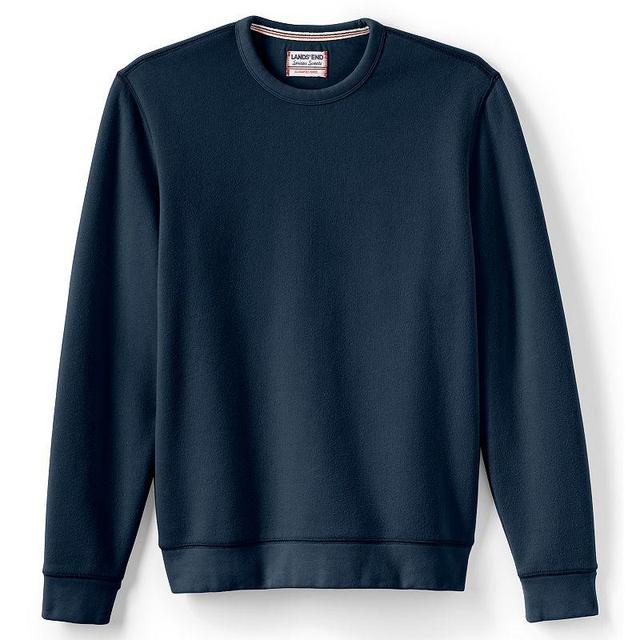 Mens Lands End Serious Sweats Crewneck Sweatshirt Gray Grey Product Image