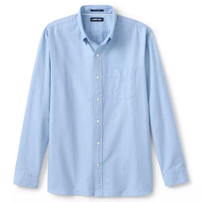 Big & Tall Lands End Sail Rigger Oxford Button-Down Shirt, Mens Product Image