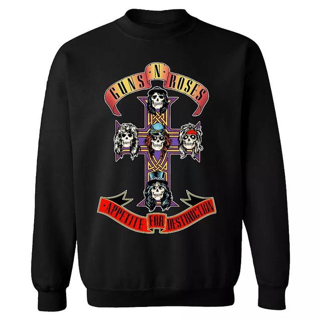 Mens Guns n Roses Cross Sweatshirt Product Image