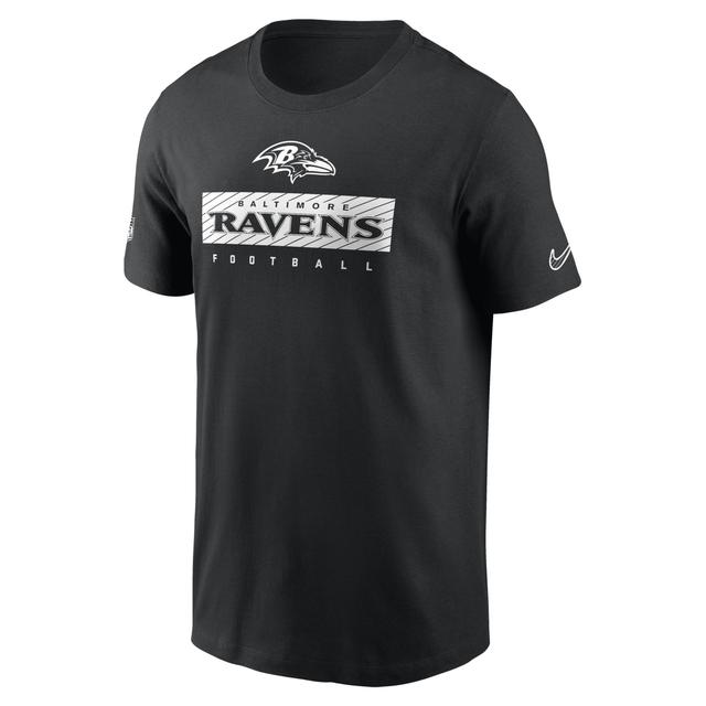 Baltimore Ravens Sideline Team Issue Nike Mens Dri-FIT NFL T-Shirt Product Image