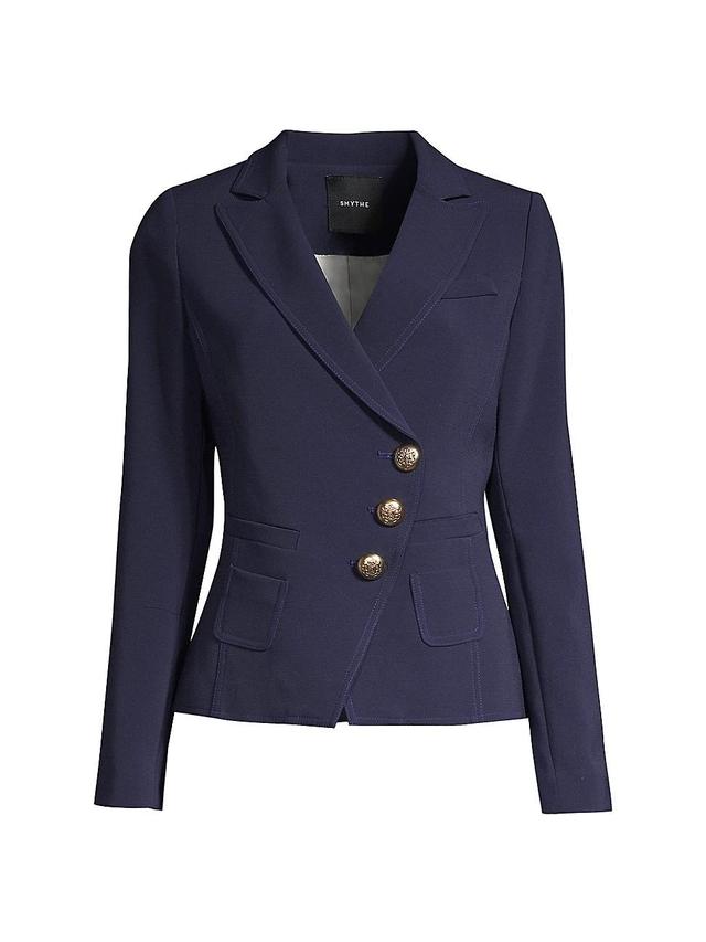 Womens Single-Breasted Wrap Blazer Product Image