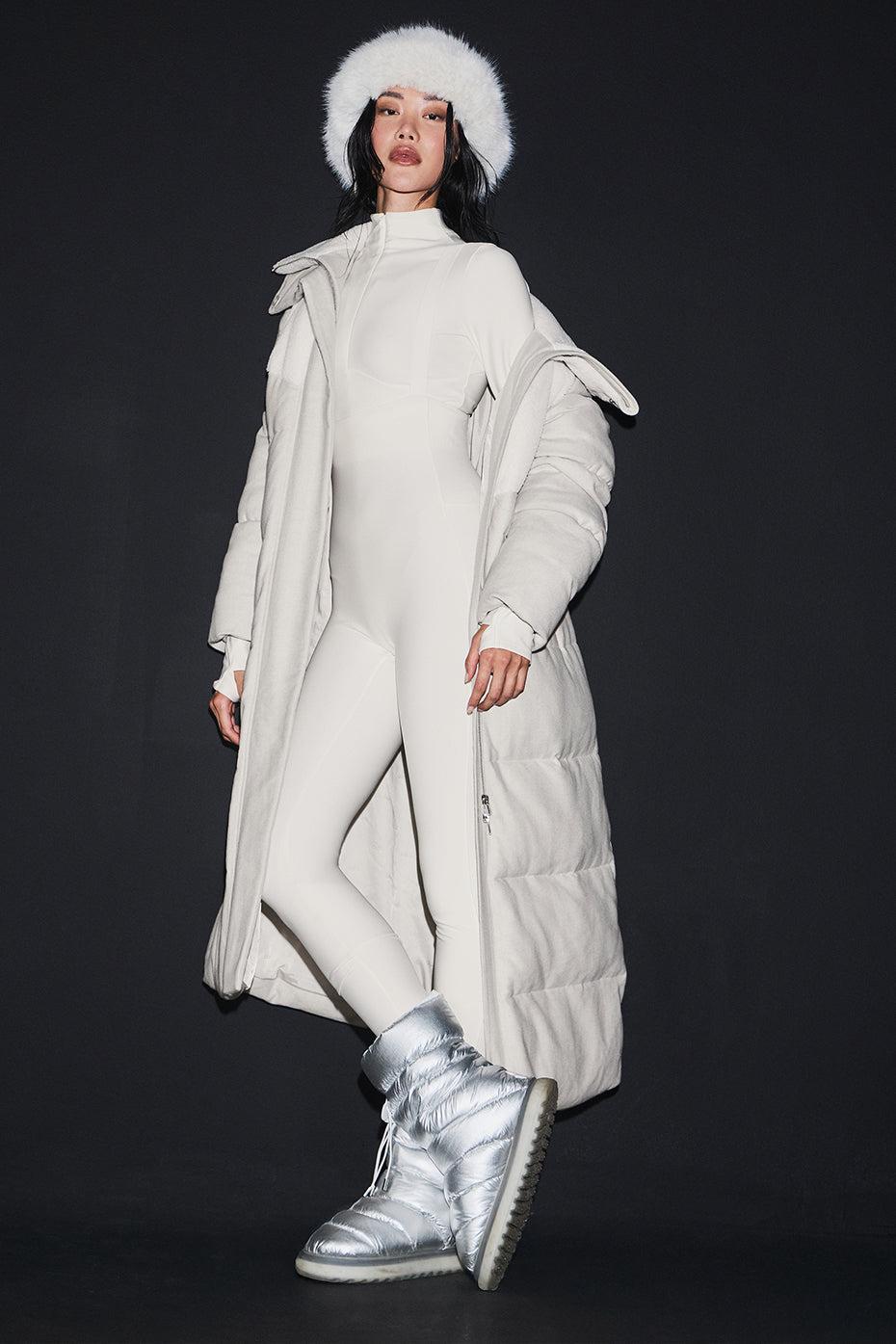 Snowfall Puffer Coat - White Oak Product Image