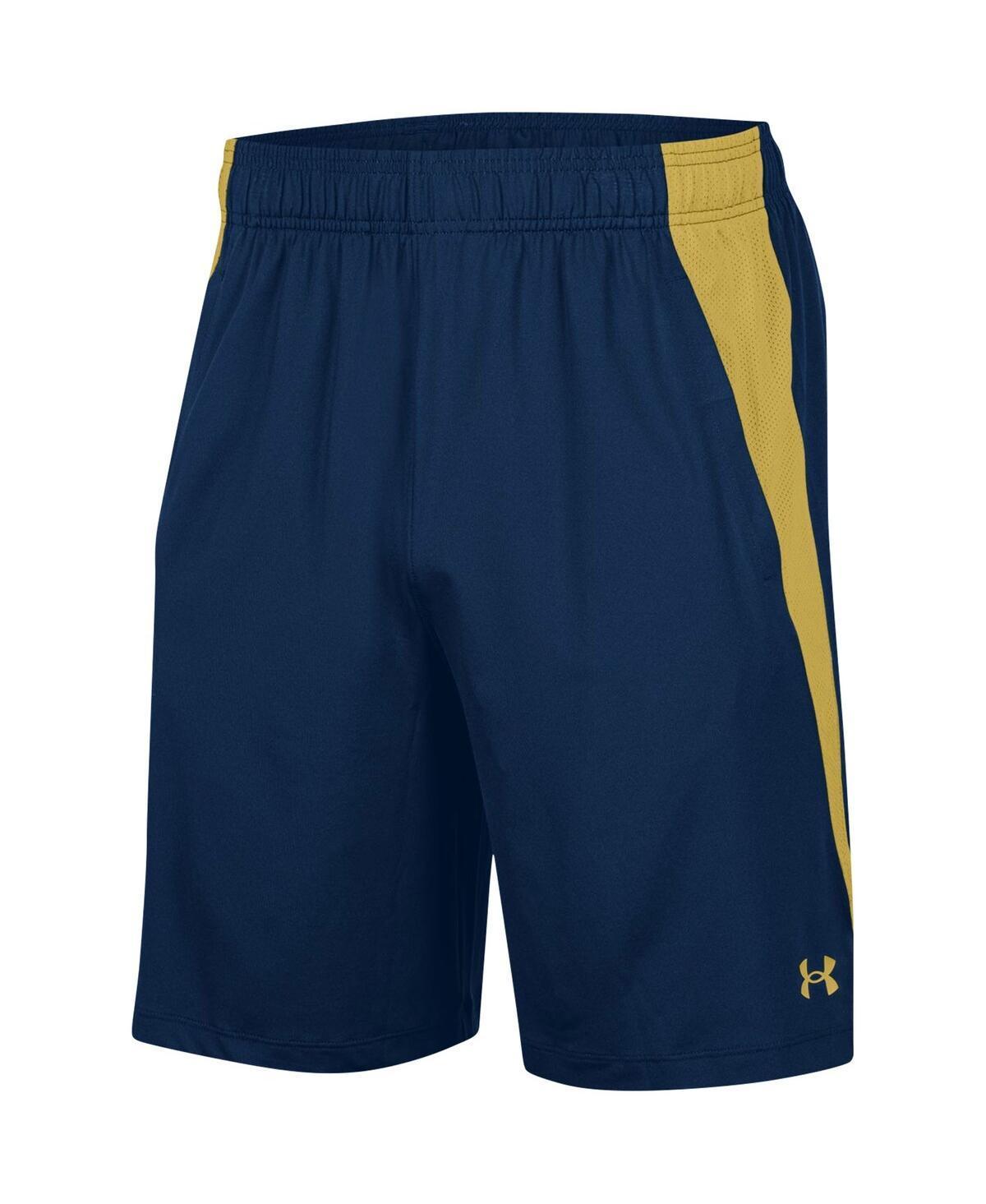 Mens Under Armour Navy Notre Dame Fighting Irish Tech Vent Shorts Product Image