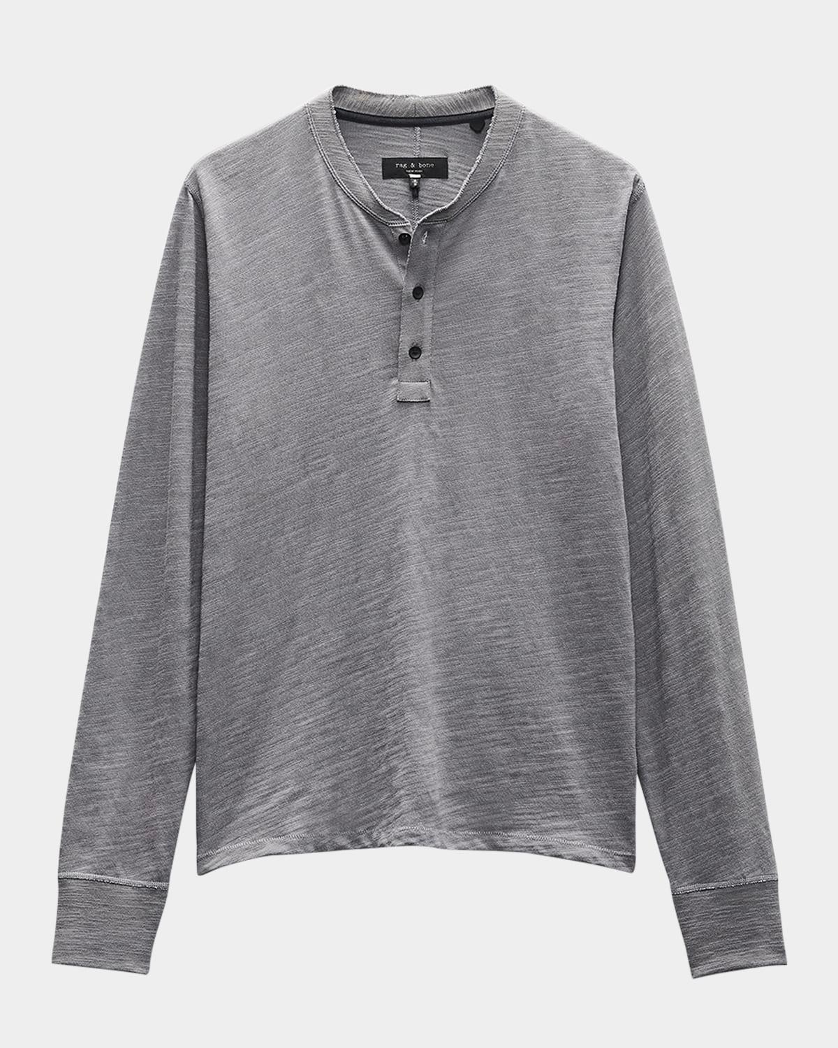 Men's Classic Flame Henley Shirt Product Image