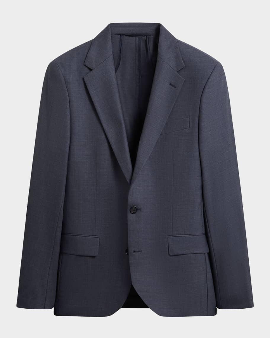 Mens Stretch-Wool Single-Breasted Blazer Product Image