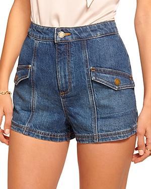 Womens Nova Denim High-Rise Shorts Product Image