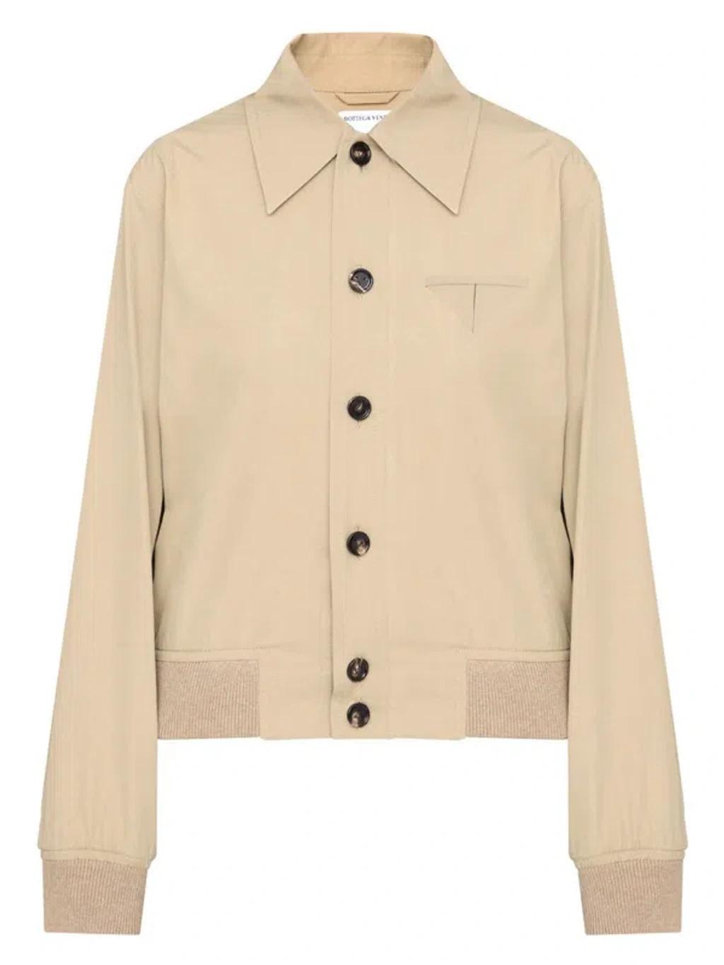 Blouson Jacket In Cream Product Image