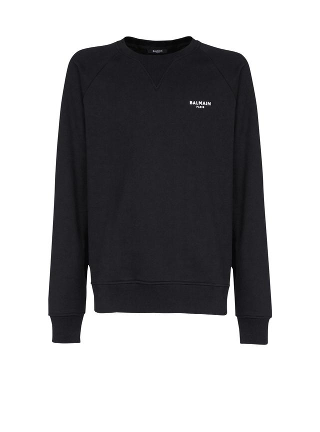 Balmain Paris flocked sweatshirt Product Image