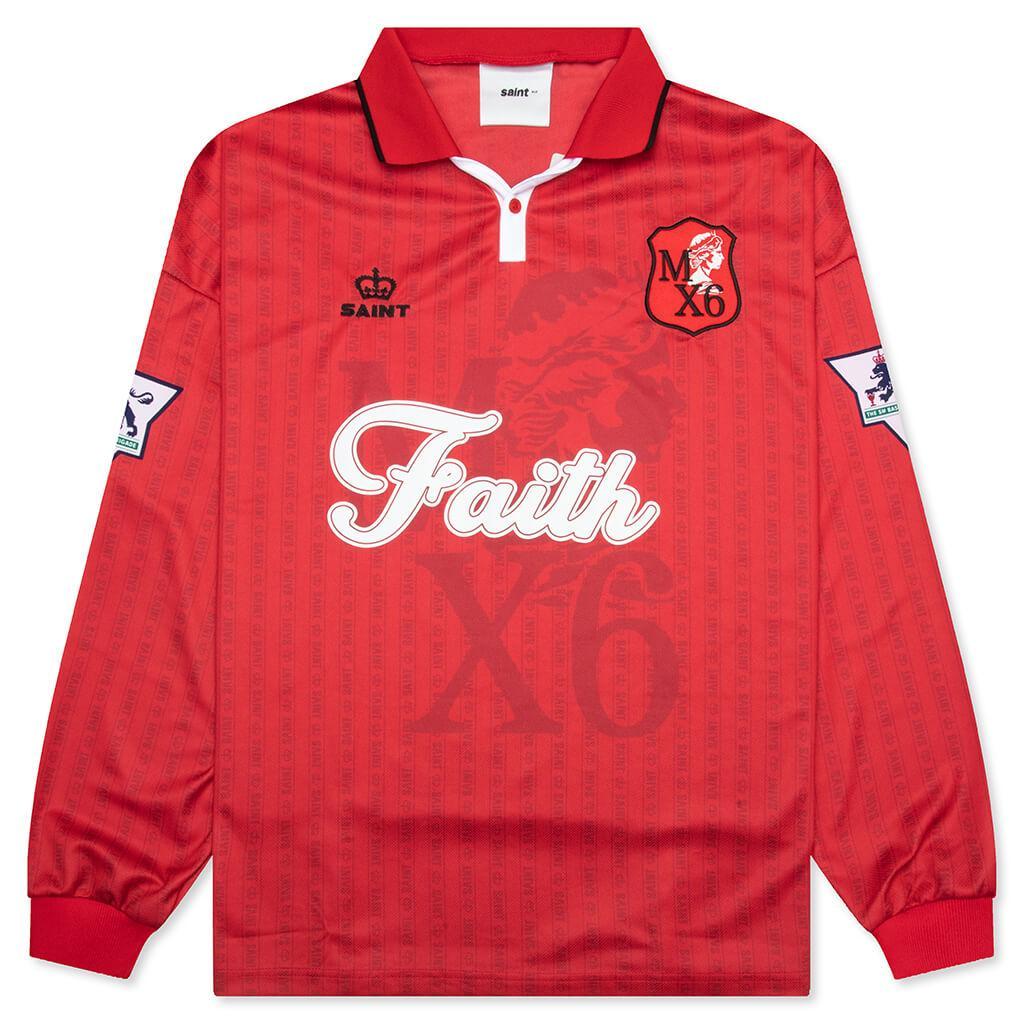 Faith Soccer Shirt - Red Male Product Image