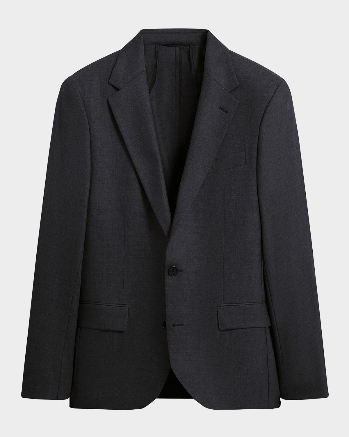 Mens Stretch-Wool Single-Breasted Blazer Product Image