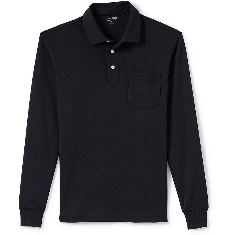 Mens Lands End Classic-Fit Super Soft Supima Pocket Polo Product Image