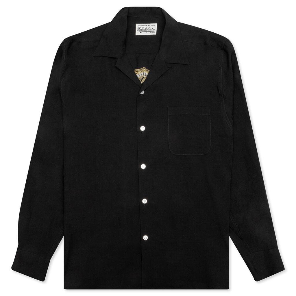 L/S 50's Shirt Type-2 - Black Male Product Image