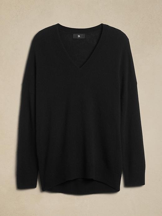 Caro Lightweight Cashmere V-Neck Sweater Product Image