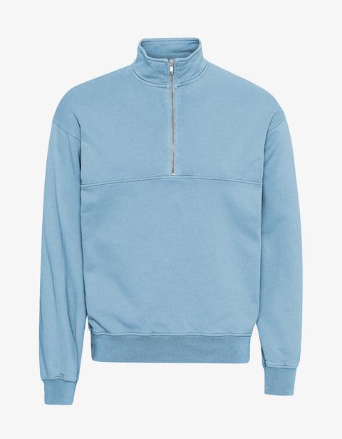 Organic Quarter Zip - Seaside Blue Product Image