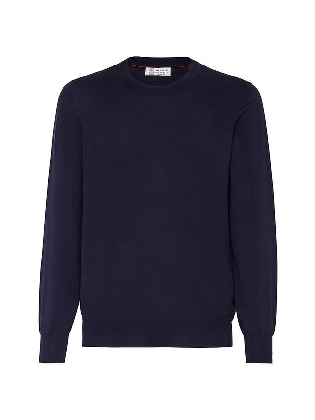 Mens Cotton Lightweight Sweater Product Image