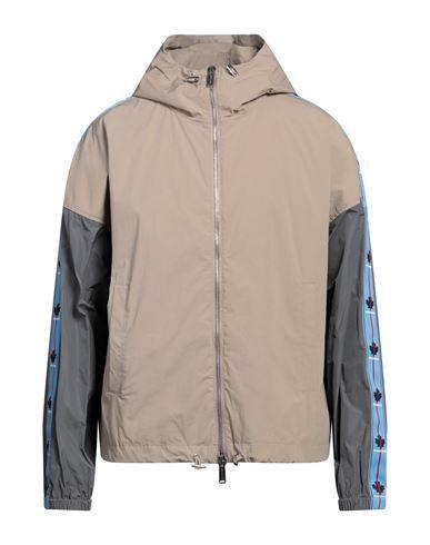 DSQUARED2 Man Jacket Sand Size 42 Cotton, Elastane, Polyester In Beige Product Image