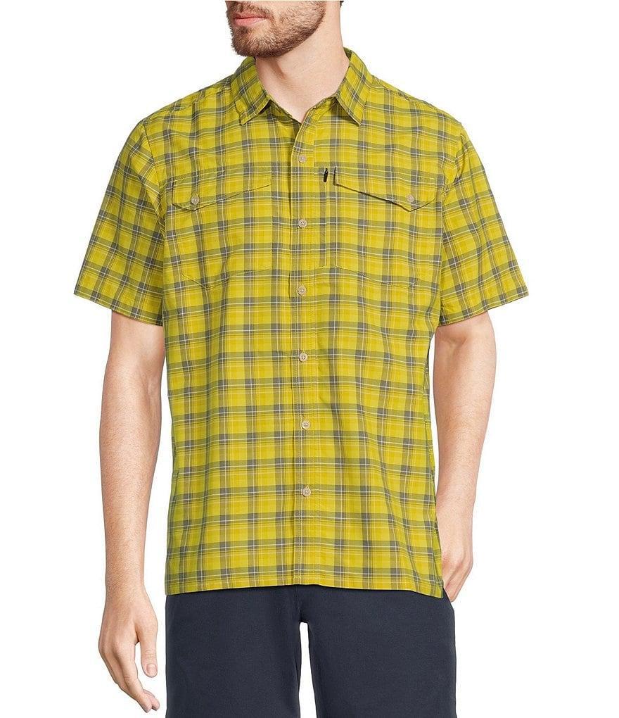 L.L.Bean SunSmart® Cool Weave Small Plaid Short Sleeve Shirt Product Image