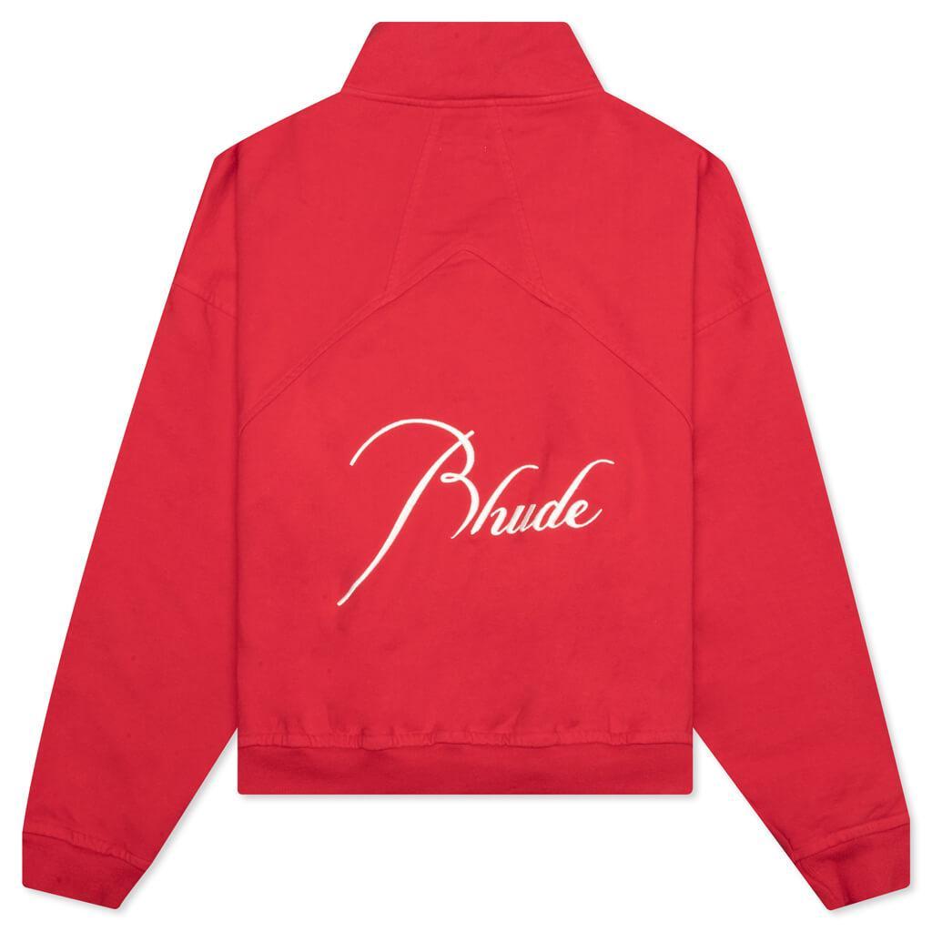 Quarter Zip - Cherry Red Male Product Image