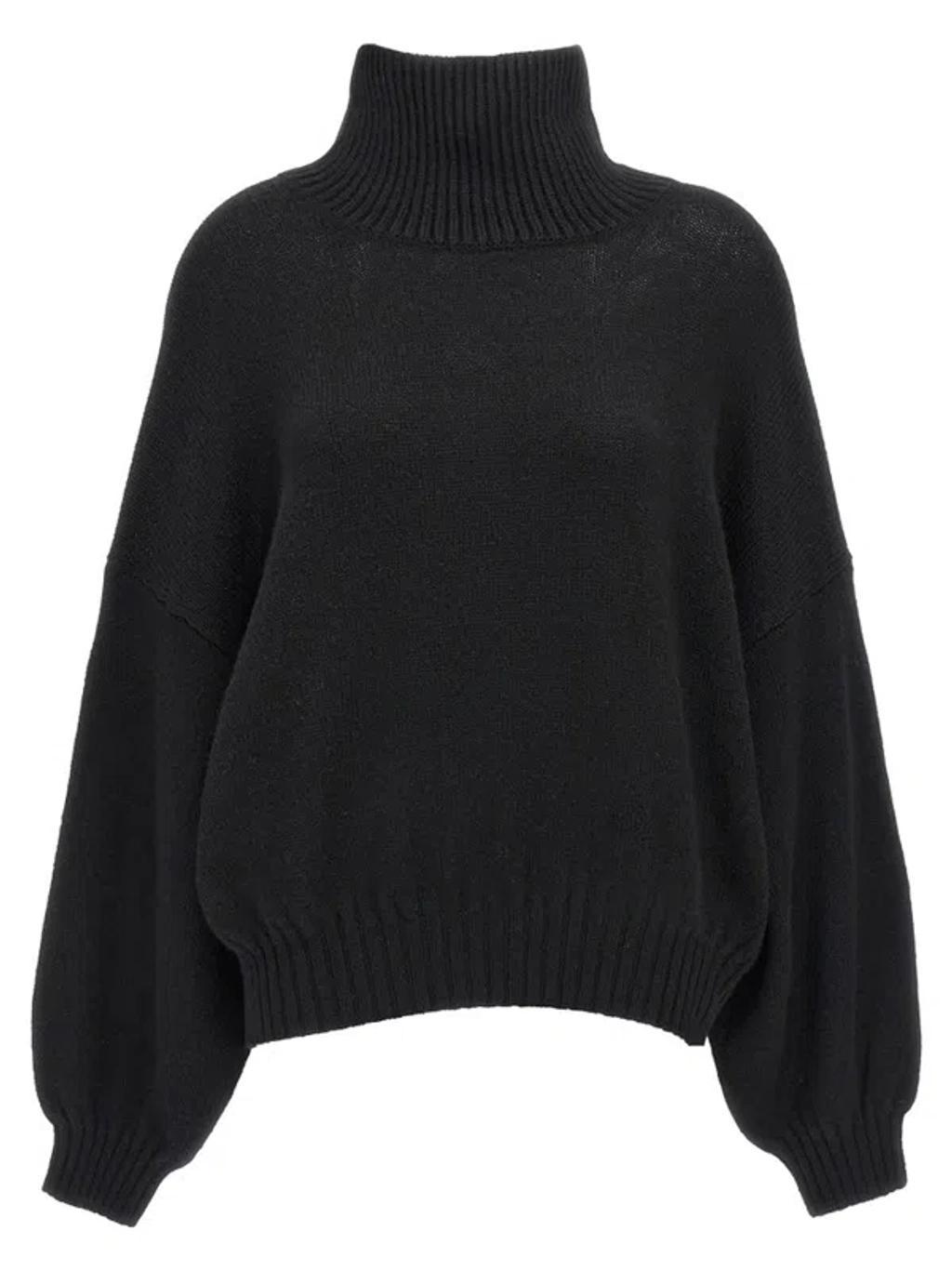 Morris Turtleneck Knit Jumper In Black product image