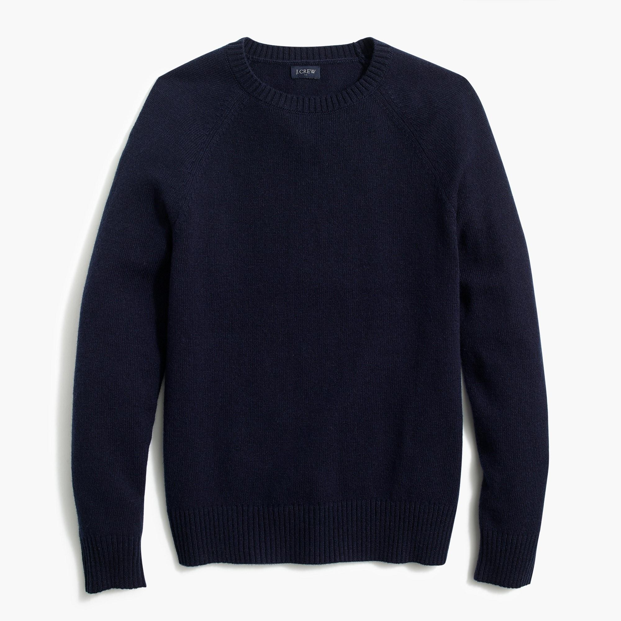 Supersoft lambswool-blend crewneck sweater Product Image