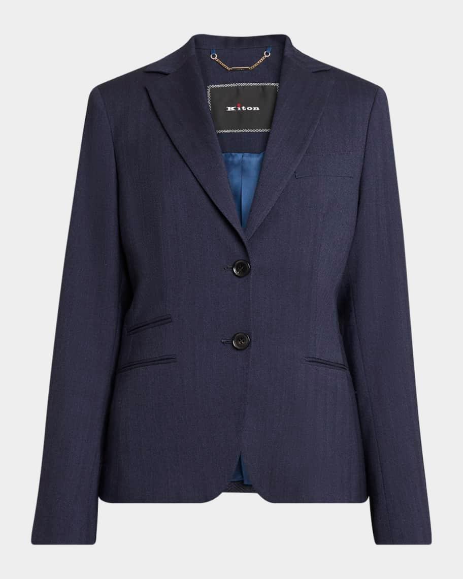 Single-Breasted Wool Blazer  product image