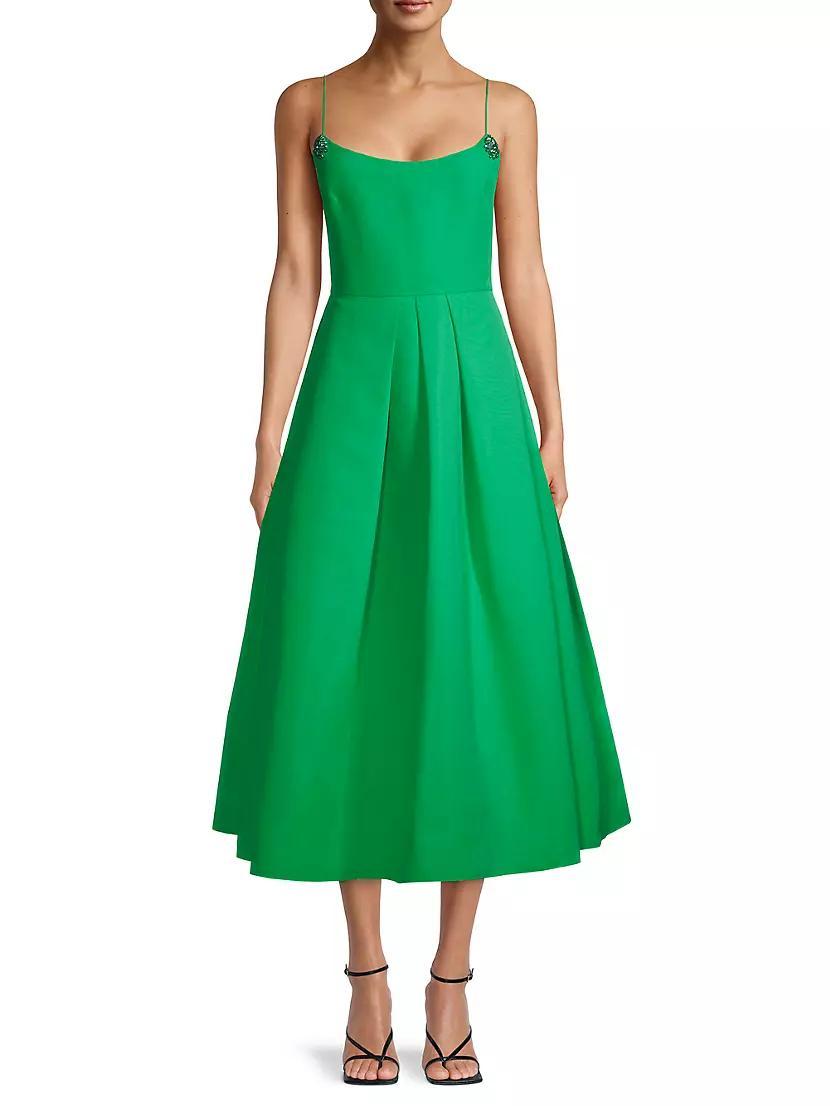 Audra Pleated Cocktail Dress Product Image