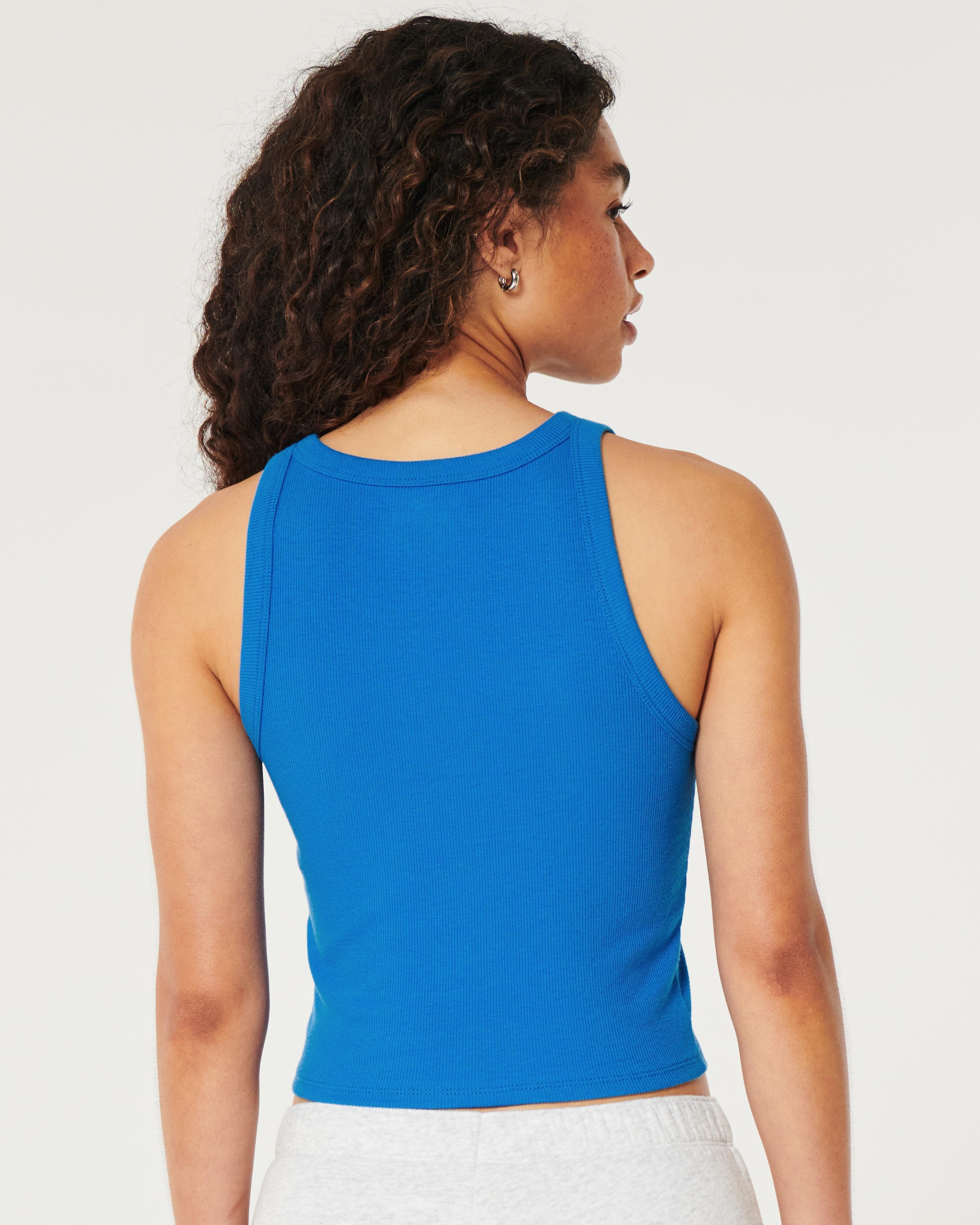 Ribbed High-Neck Tank Product Image