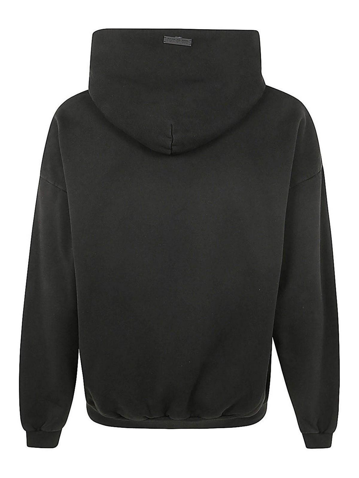 Undersized Hoodie Clothing In Black Product Image