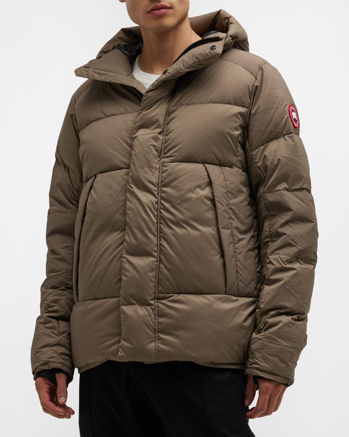 Mens Armstrong Hooded Down Jacket Product Image