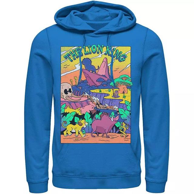 Disneys Lion King Mens Legend of Lion King Colorful Hoodie Product Image