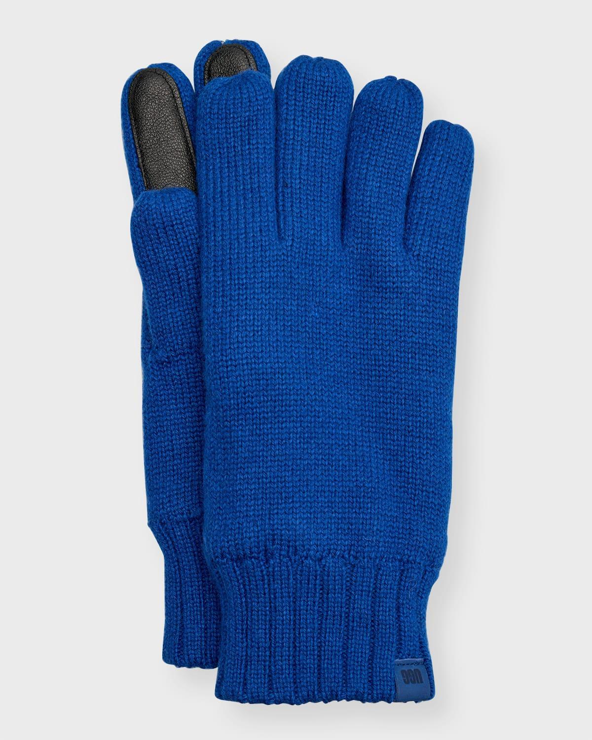 Mens M Knit Leather-Palm Gloves Product Image