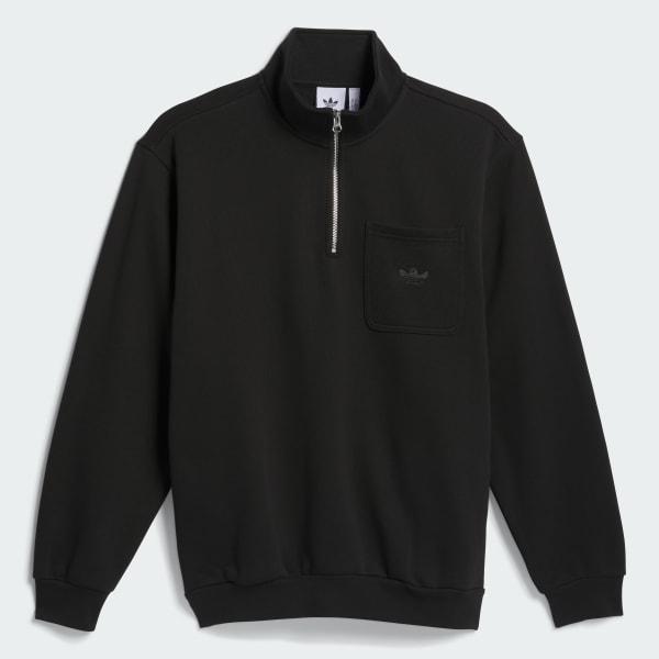 Heavyweight Shmoofoil Quarter-Zip Mock Neck Sweatshirt Product Image