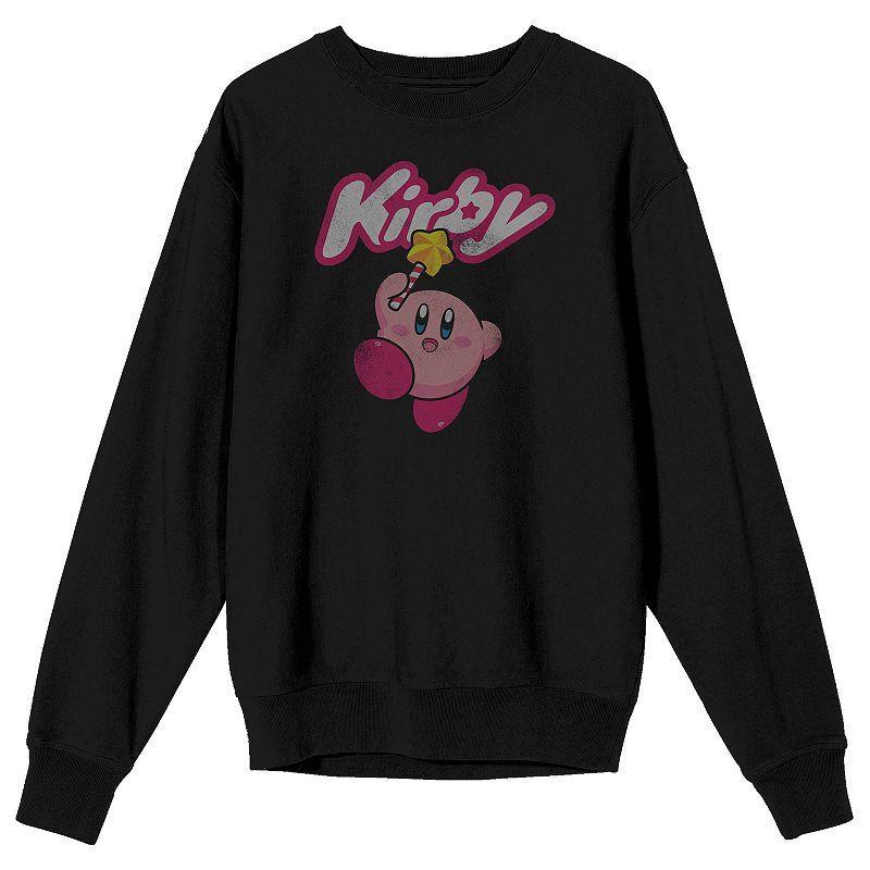 Mens Kirby Vintage Character Logo Long Sleeve Tee Product Image