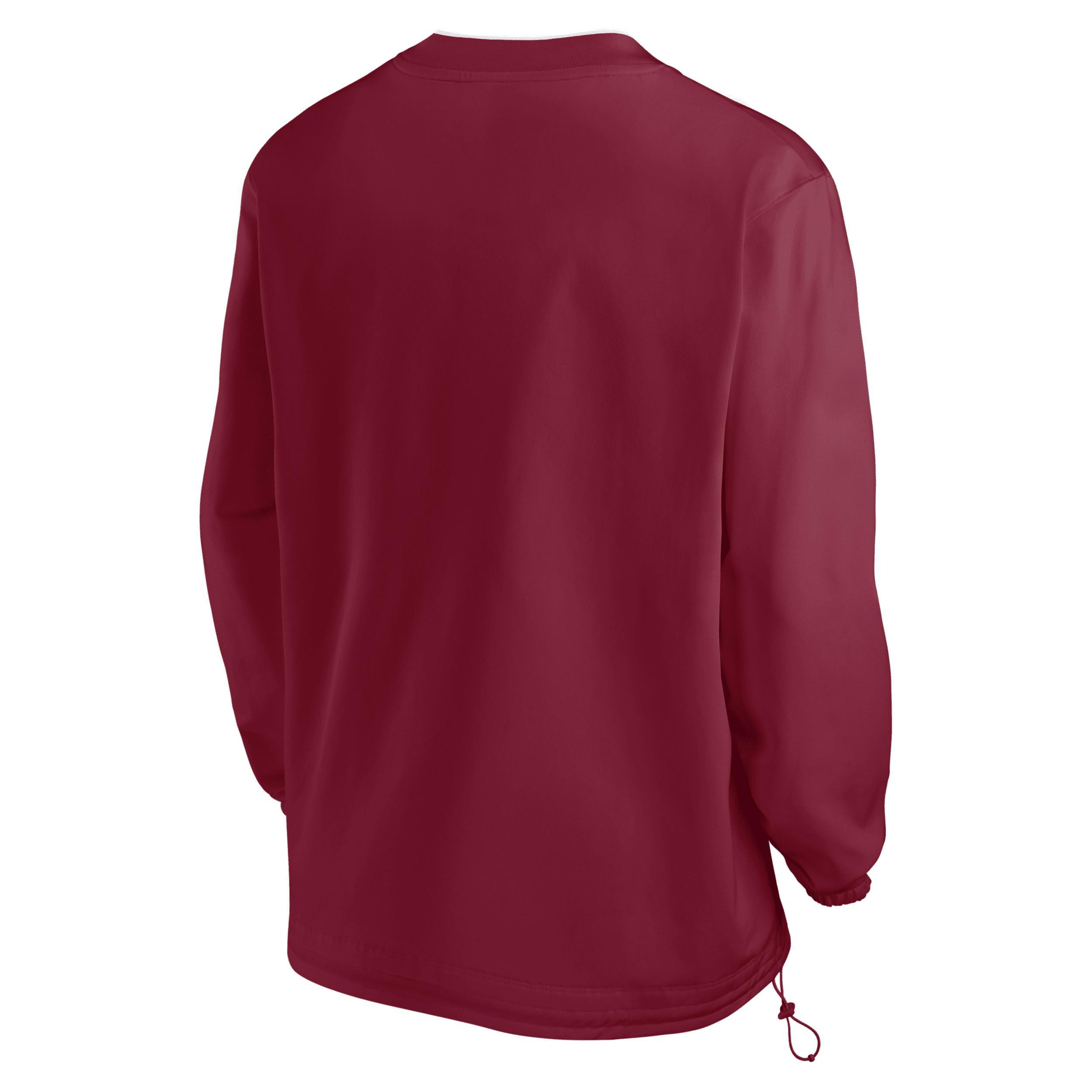 Men's Oklahoma Sooners Sideline Jordan College Long-Sleeve Windshirt Product Image