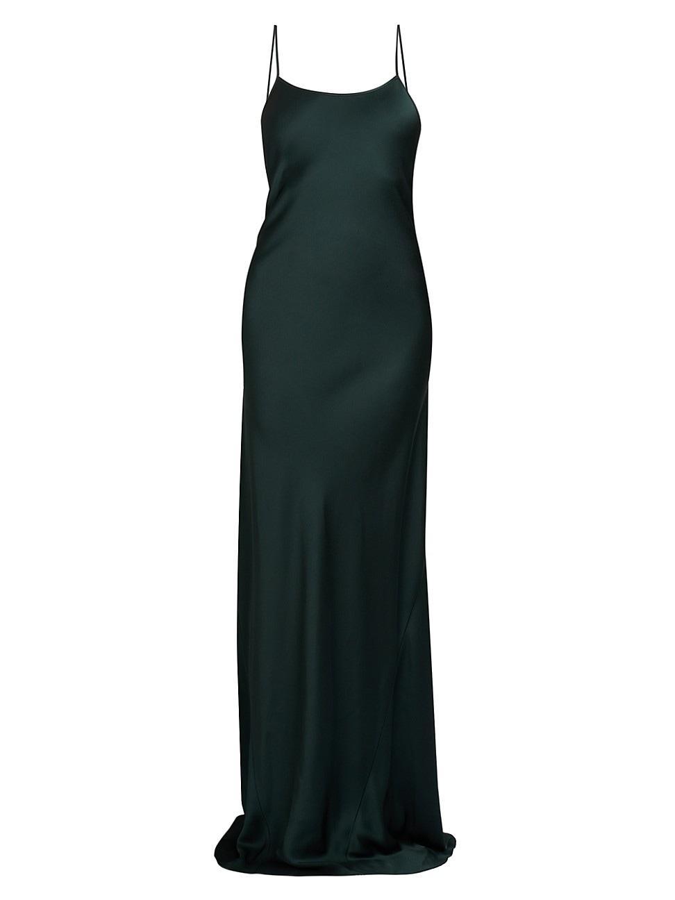 Womens Satin V-Back Slipdress product image