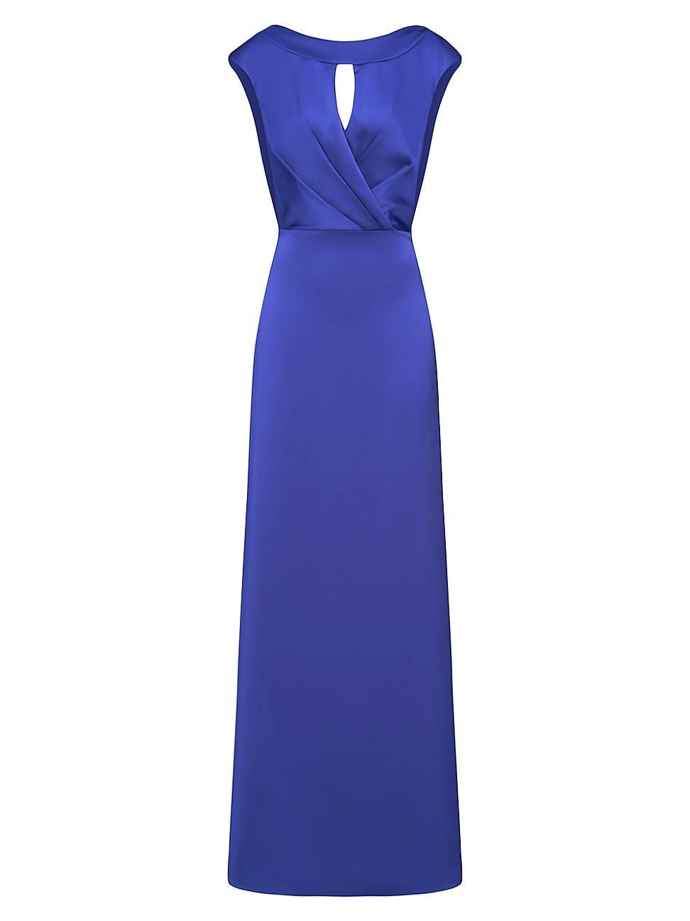 Womens Zaria Satin Cowl Back Gown Product Image