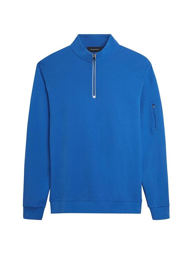 Mens Quarter-Zip Knit Jacket Product Image