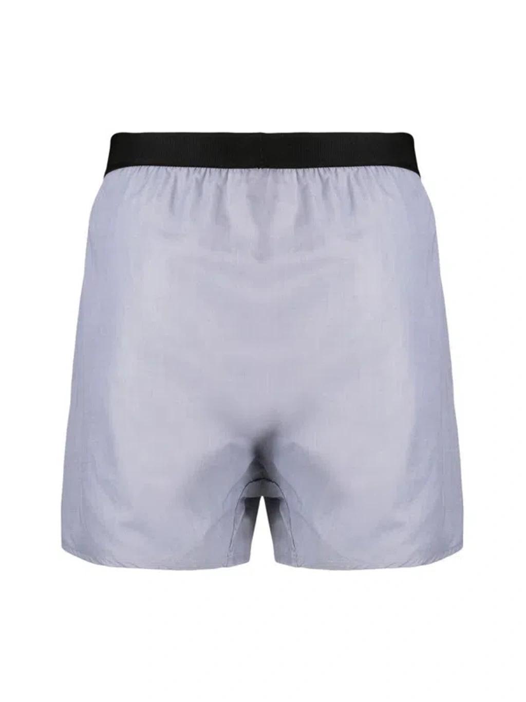 TOM FORD Logo-waistband Boxers In Grey Product Image