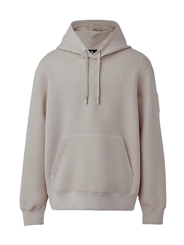 Mens Krys Velvet Logo-Embroidered Hoodie Product Image