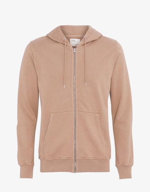 Classic Organic Zip Hood - Honey Beige Product Image